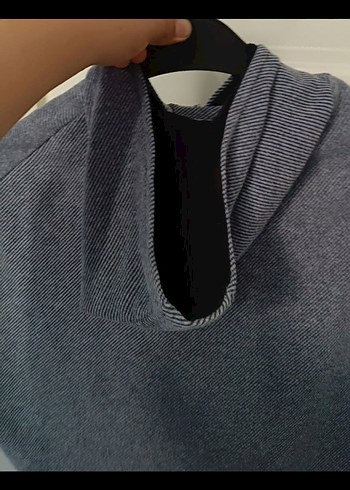 Kız Çocuk Gri Düğmeli Bolero - Görsel 5