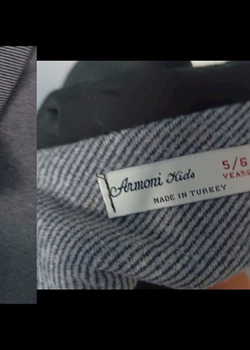 Kız Çocuk Gri Düğmeli Bolero - Görsel 7