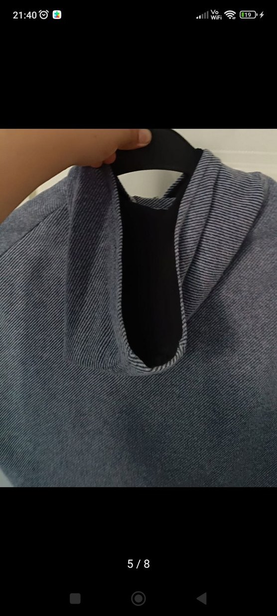 Kız Çocuk Gri Düğmeli Bolero - Görsel 5