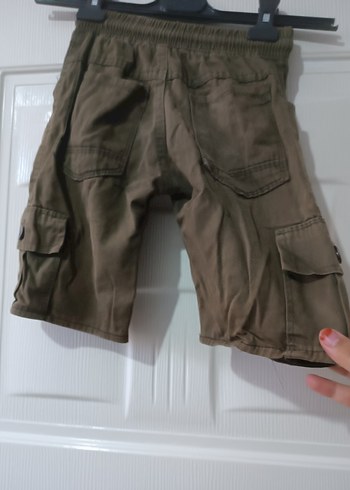 Erkek Çocuk Kahverengi Kemerli Rahat Şort - Görsel 6