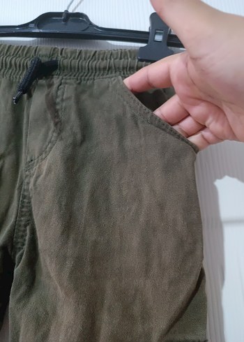 Erkek Çocuk Kahverengi Kemerli Rahat Şort - Görsel 5