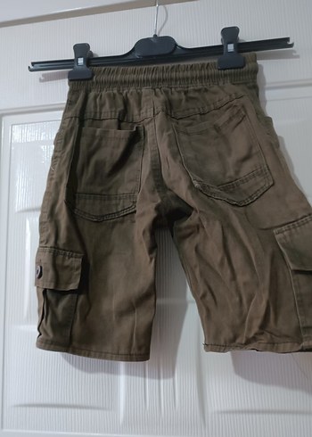 Erkek Çocuk Kahverengi Kemerli Rahat Şort - Görsel 8
