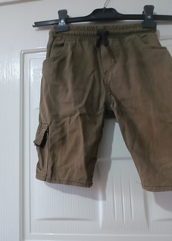 Erkek Çocuk Kahverengi Kemerli Rahat Şort - Görsel 4