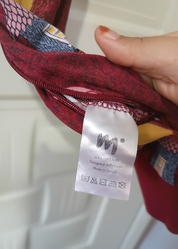 Bordo Kız Bebek Düğmeli Tulum - Görsel 6