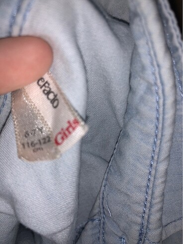 gömlek kız çocuğu - Görsel 3