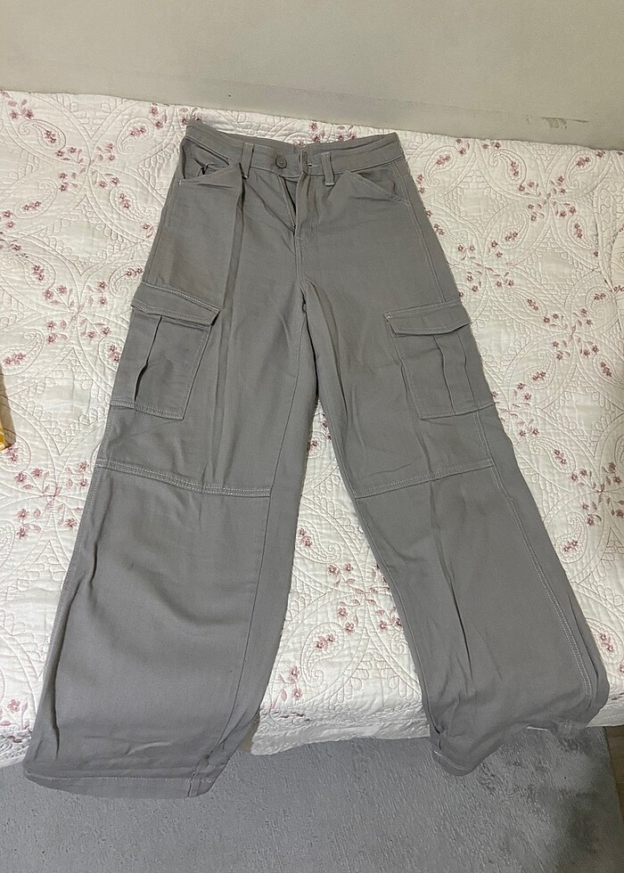 gri kargo pantolon - Görsel 2
