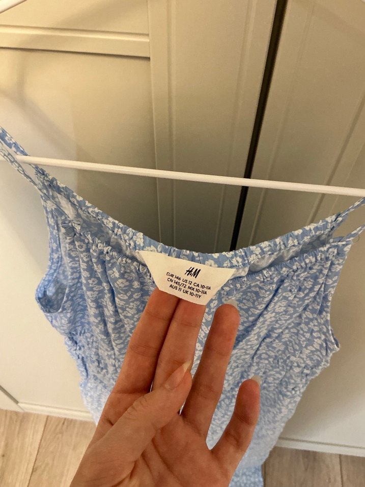 H&M Mavi Desenli çocuk Tulum - Görsel 2