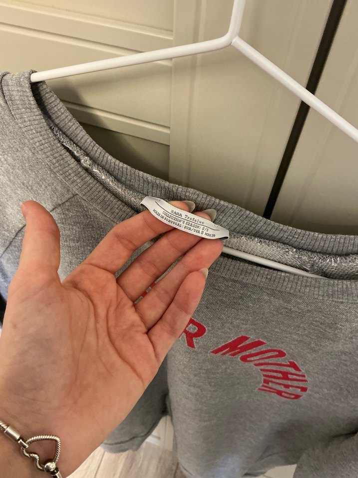 Zara baskılı sweat - Görsel 2