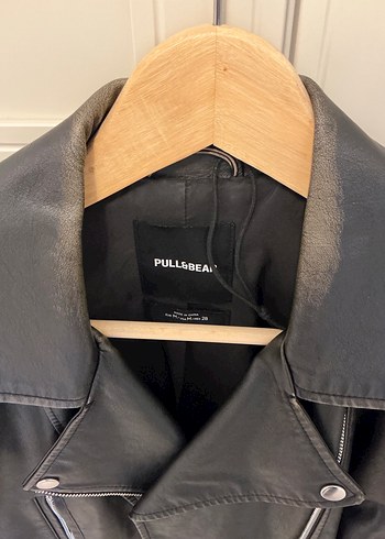 Pull bear Deri Biker Ceket - Görsel 2