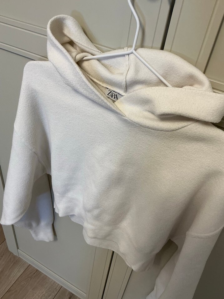 Zara Kapüşonlu triko Sweat - Görsel 2