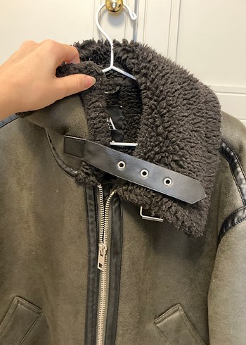 Zara Kürklü mont - Görsel 5