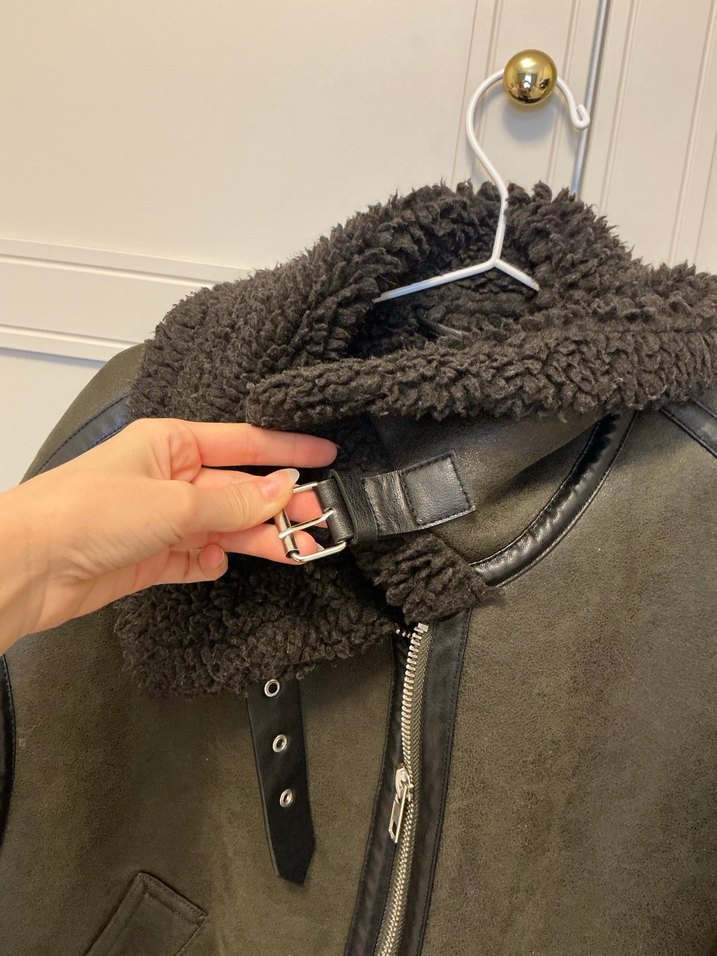 Zara Kürklü mont - Görsel 4