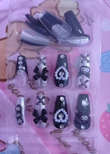 kuromi takma tirnak - Görsel 3