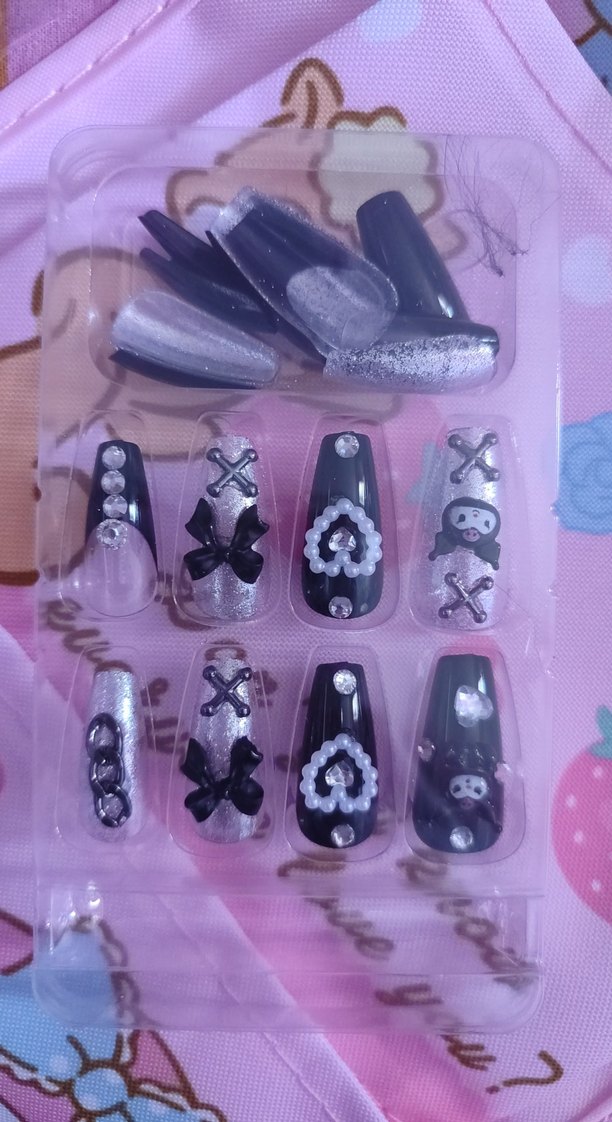 kuromi takma tirnak - Görsel 3