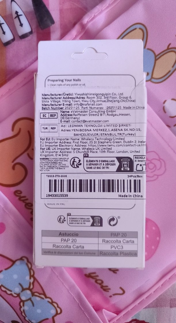 kuromi takma tirnak - Görsel 2