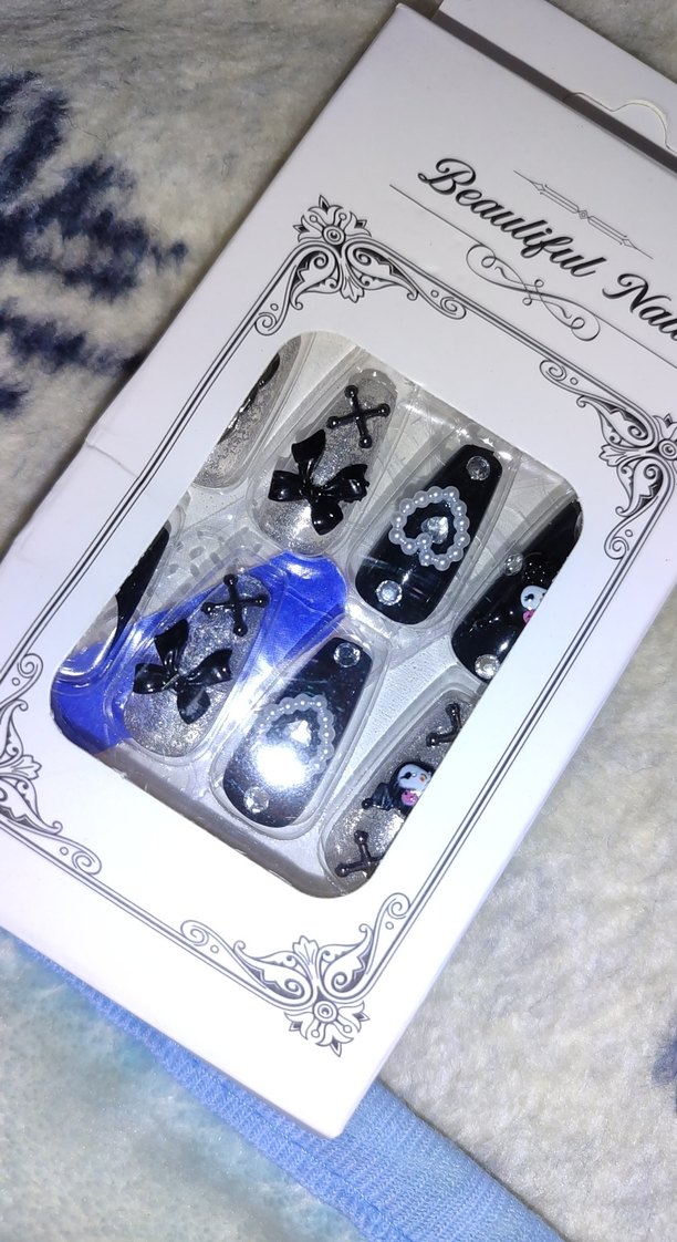 kuromi takma tırnak - Görsel 2