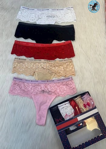 Victoria's Secret Nakışlı Mini Kadın Külot Seti - Görsel 2