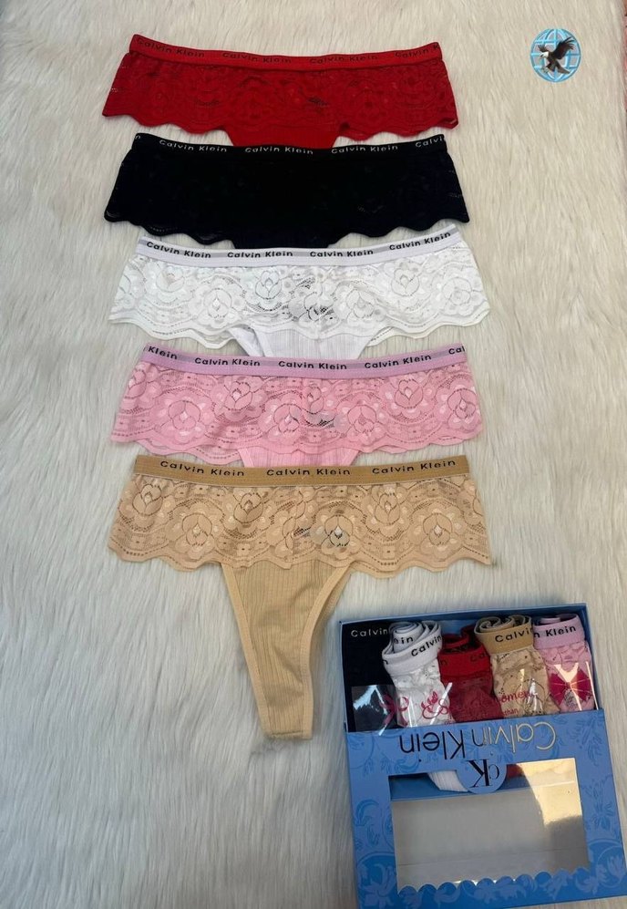 Victoria's Secret Nakışlı Mini Kadın Külot Seti - Görsel 3