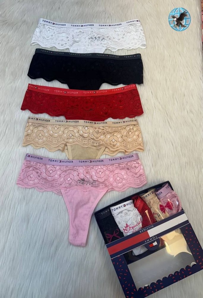 Victoria's Secret Nakışlı Mini Kadın Külot Seti - Görsel 2