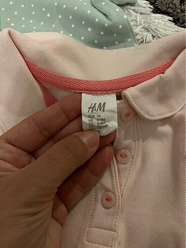 9 Ay Beden 6-9 ay kız bebek 2li tshirt