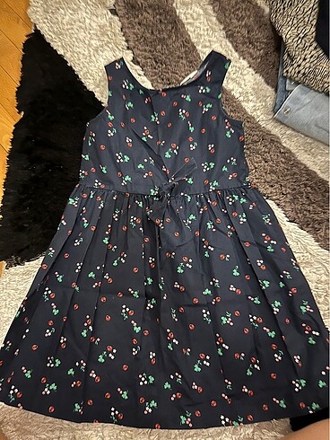 6-7 yaş lacivert h&m elbise