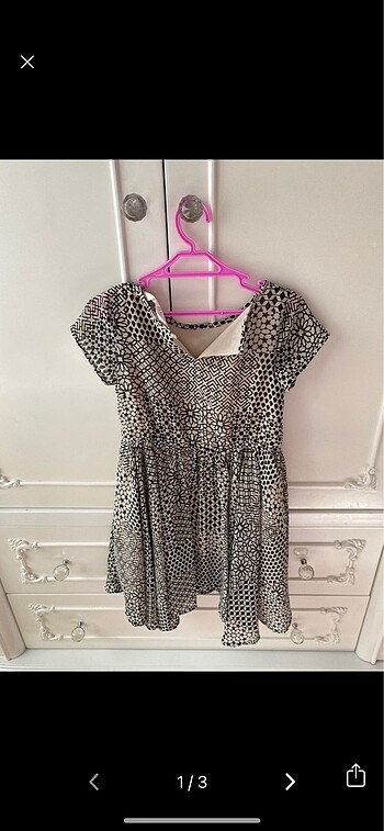 H&M 4-6 yaş 110 cm h&m elbise