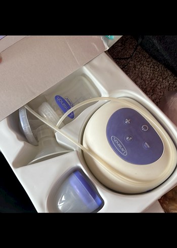 Lansinoh Tekli Elektrikli Göğüs Pompası Mor - Görsel 3