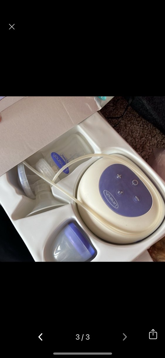 Lansinoh Tekli Elektrikli Göğüs Pompası Mor - Görsel 3