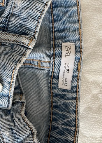 Zara 7 yaş mavi kot - Görsel 3