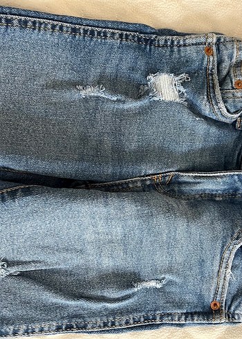 Zara 8 yaş mavi kız çocuk kot Jean - Görsel 2