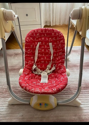Chicco Kırmızı Bebek Salıncak - Görsel 3