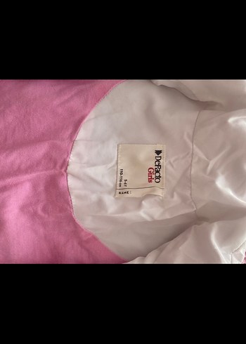 Kız Çocuk Pembe Fermuarlı şişme Yelek 5-6 yaş - Görsel 2