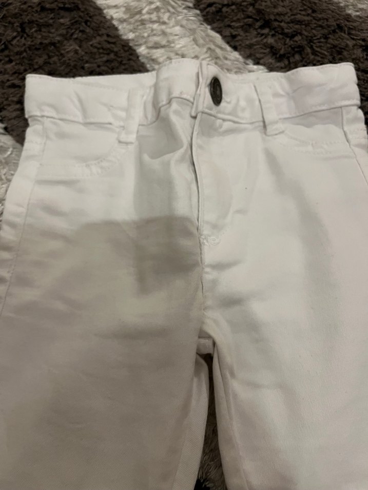 Koton 3-4 yaş beyaz kot pantolon kız - Görsel 2