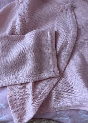 Kız Çocuk Bej ve Pembe 2 adet Bolero 6-8 yaş 122/128 h&m - Görsel 3