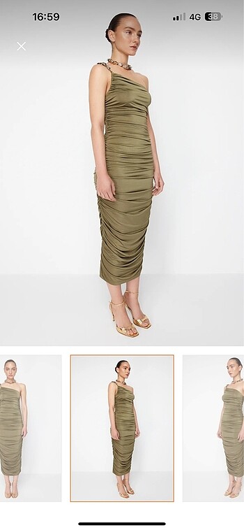 Trendyol & Milla milla midi elbise