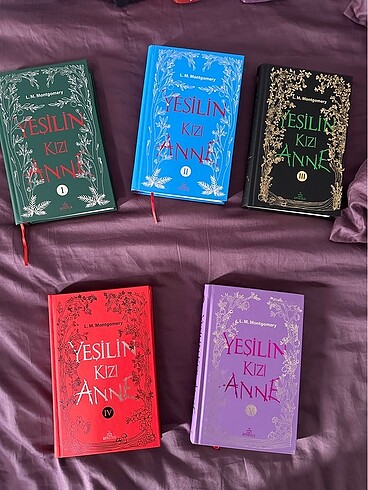 Yeşilin Kızı Anne 5li ciltli kitap seti
