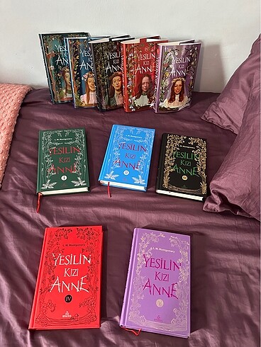 Yeşilin Kızı Anne 5li ciltli kitap seti