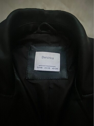 xs Beden Bershka Deri Ceket