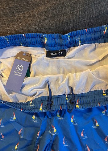 Nautica Erkek Etiketli & Sıfır XL Mavi Baskılı Mayo - Görsel 3