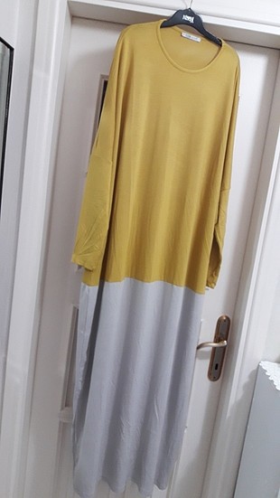 hardal sarısı elbise kumaşı çok kalite