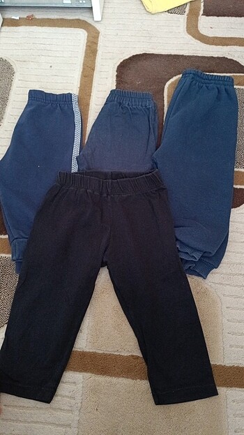12-18 Ay Beden siyah Renk 6 parça erkek çocuk pijama