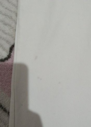 Beyaz Pamuklu Kız çocuk Kapri - Görsel 4