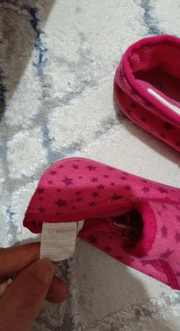 Kız Çocuk Pembe Fermuarlı Sıcak Ev Terliği - Görsel 4