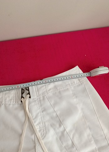 Beyaz Erkek Deniz Şortu - Görsel 5