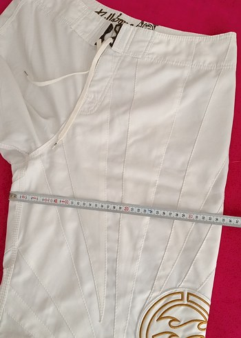 Beyaz Erkek Deniz Şortu - Görsel 8