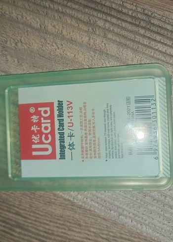 Beden beyaz Renk PC holder 54x85mm