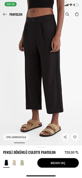 Stradivarius Stradivarius Culotte Pantolon