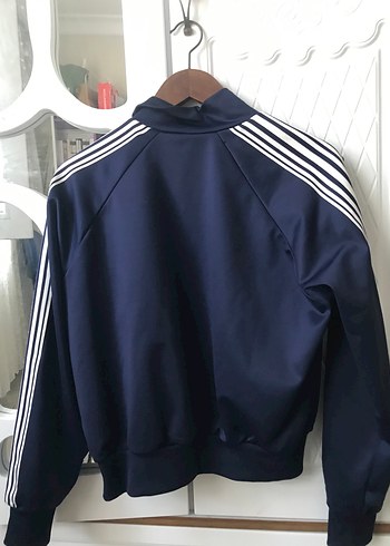 Kadın Lacivert Fermuarlı Spor Ceket - Görsel 4