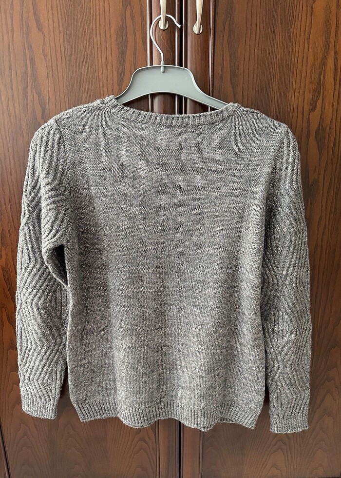 Lcw hafif simli yün kazak - Görsel 2