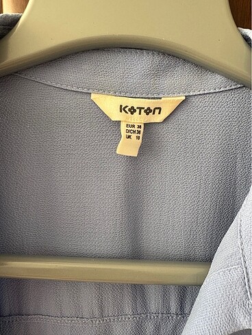 Koton kısa kollu lila renk gömlek - Görsel 3